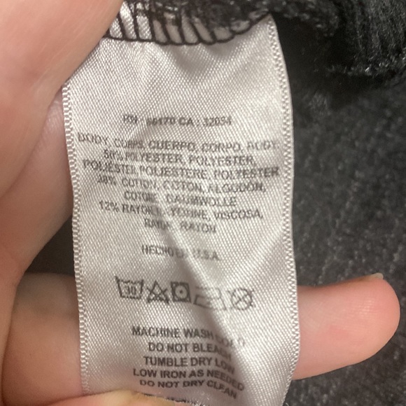 NWT Anthropologie Tla Grey Jill Babydoll Knit Lone sleeve top size small - Picture 12 of 13